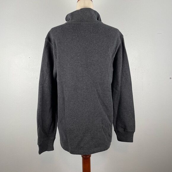 NWT St John’s Bay Gray Quarter-Zip Pullover Size S - Picture 5 of 7